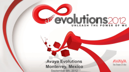 Avaya Evolutions Monterrey, Mexico