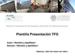 Plantilla presentación defensa TFG