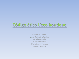 Cdigo tico Leco boutique