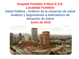 Diapositiva 1 - Hospital de Fontibón