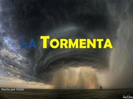 LA TORMENTA - WordPress.com