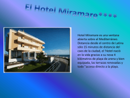 El Hotel Miramare