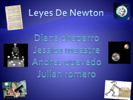 Leyes del movimiento de Newton