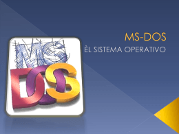 MS-DOS - computacion3b