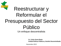 Diapositiva 1 - Red Jubileo Perú