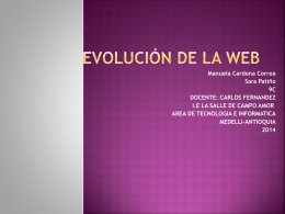 EVOLUCIÓN DE LA WEB (120710)