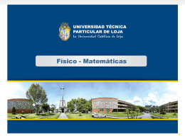 Diapositiva 1 - Universidad Técnica Particular de Loja
