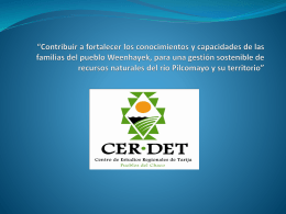 CERDET - Sociedad Boliviana de Derecho Ambiental