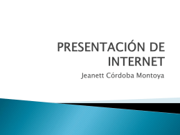Presentación de Internet.