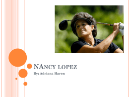 Nancy Lopez powerpoint