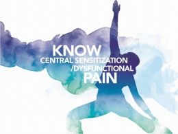 Fisiopatología - Know Pain Educational Program