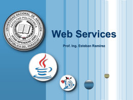 Web services, clases serializables