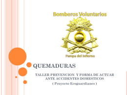 QUEMADURAS - club de ecoguardianes