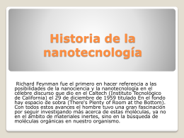 Historia de la nanotecnología