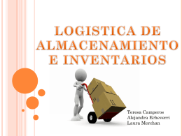 logistica de almacenamiento e inventarios