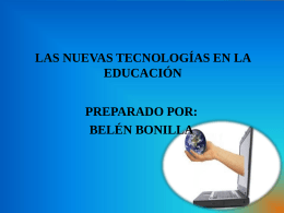 Tecnologias de la Educación