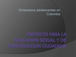 proyecto para la educacion sexual y de construccion