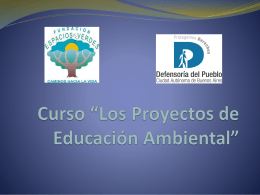 Curso "Los Proyectos de Educación Ambiental"