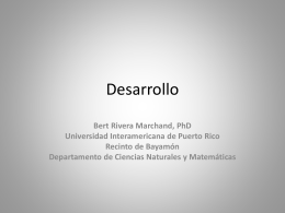 Desarrollo - Universidad Interamericana de Puerto Rico
