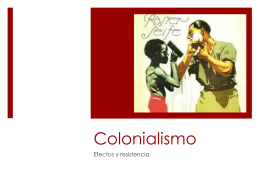 Colonialismo - Spanish for action