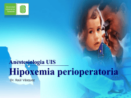 Hipoxemia perioperatoria