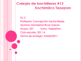 Colegio de bachilleres #13 Xochimilco Tepepan