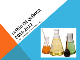 Curso de Química 2011-2012