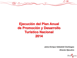En el 2014 - Plan COPESCO Nacional