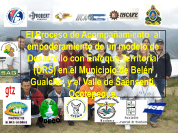 Honduras.Exposición en Encuentro Regional de GAT