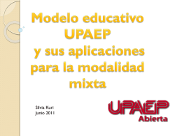 El Modelo Educativo UPAEP