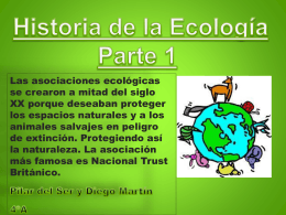 Historia de la ecología parte 1