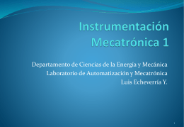 Instrumentación Industrial Mecánica