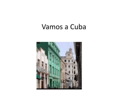 Un Viaje Estereotipado a Cuba