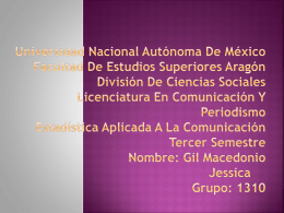 Universidad Nacional Autónoma de México Facultad de Estudios