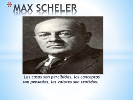MAX SCHELER.