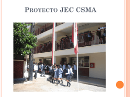 Proyecto Jec - Colegio Santa María de Aconcagua