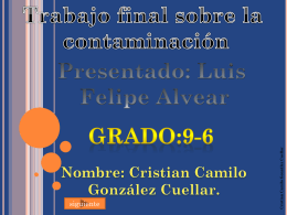 Cristian Camilo González Cuellar. Grado:9-6
