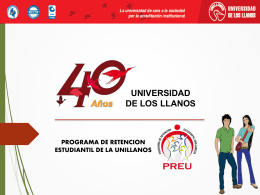 PAPAS - PREU - Universidad de los Llanos