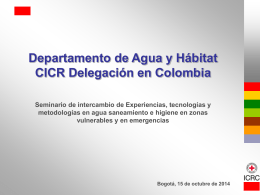 Presentation WatHab CICR (Spanish