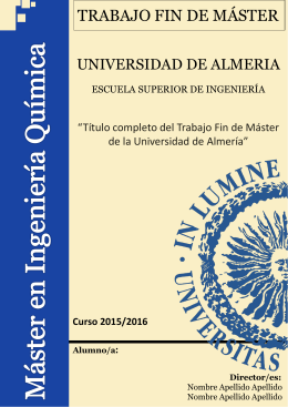 TFM_IQ_FRONTMC - Universidad de Almería