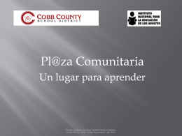 Plaza Comunitaria - Cobb County ESOL