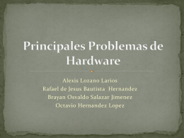 Principales Problemas de Hardware (530101)