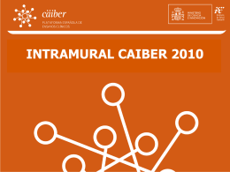 Intramural Caiber 2010 - IMIM Servicio de Autenticación Central