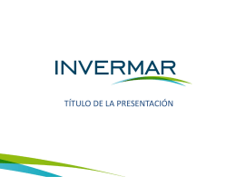 Template PPT INVERMAR