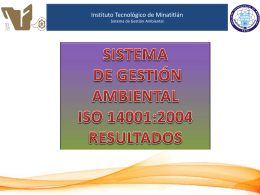Diapositiva 1 - Minatitlán - Instituto Tecnológico de Minatitlán