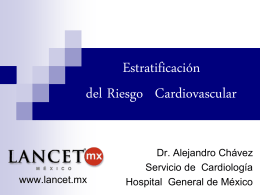 Estratificación del Riesgo Cardiovascular 2010