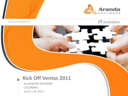 Forecast Q3 - Aranda Software