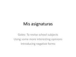 3. Mis asignaturas - mflatcfs-GCSESpanish