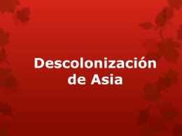 Descolonización de Asia