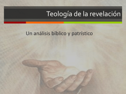 Teología de la revelación II
